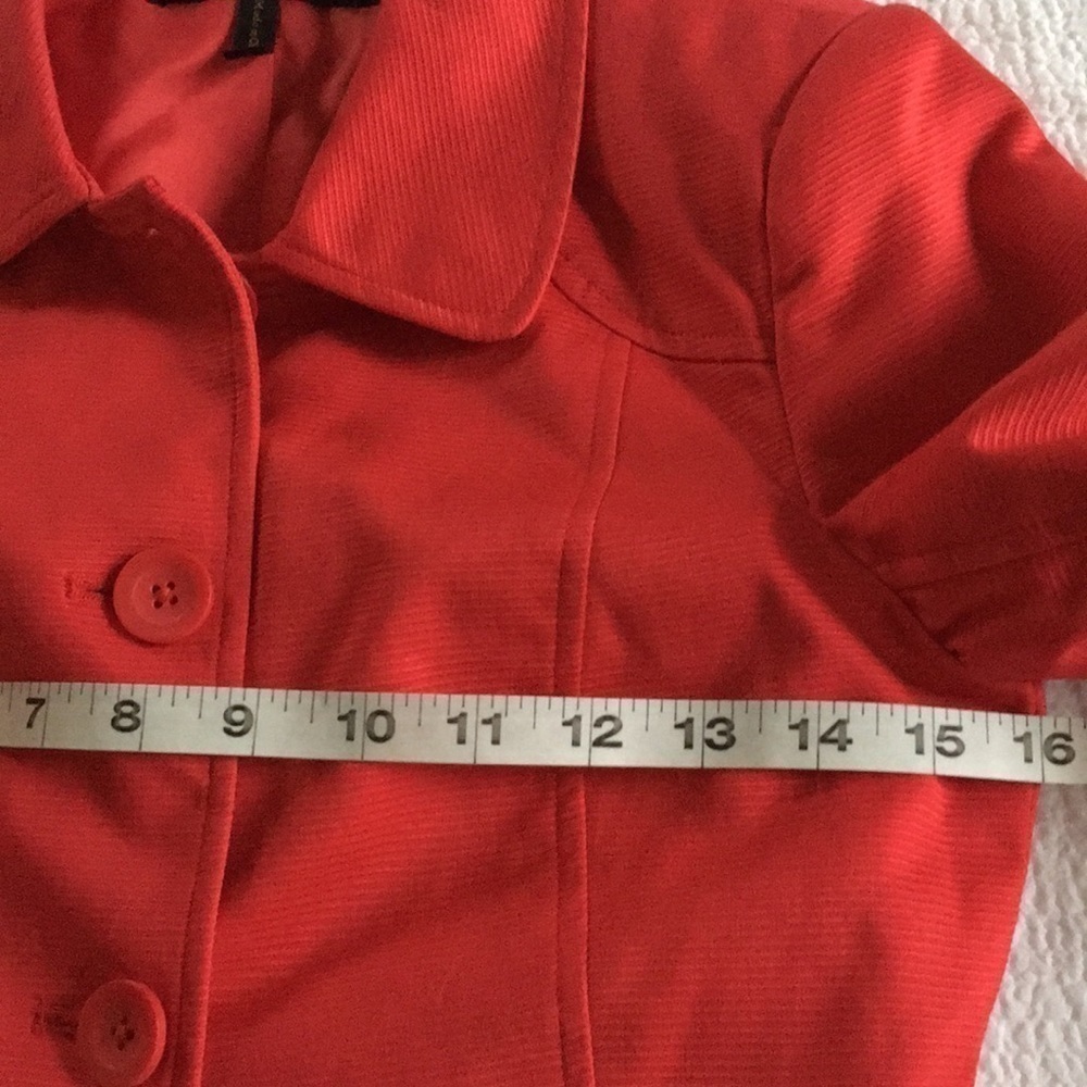 BCBG LOLLIPOP RED JACKET BLAZER - Picture 8 of 8